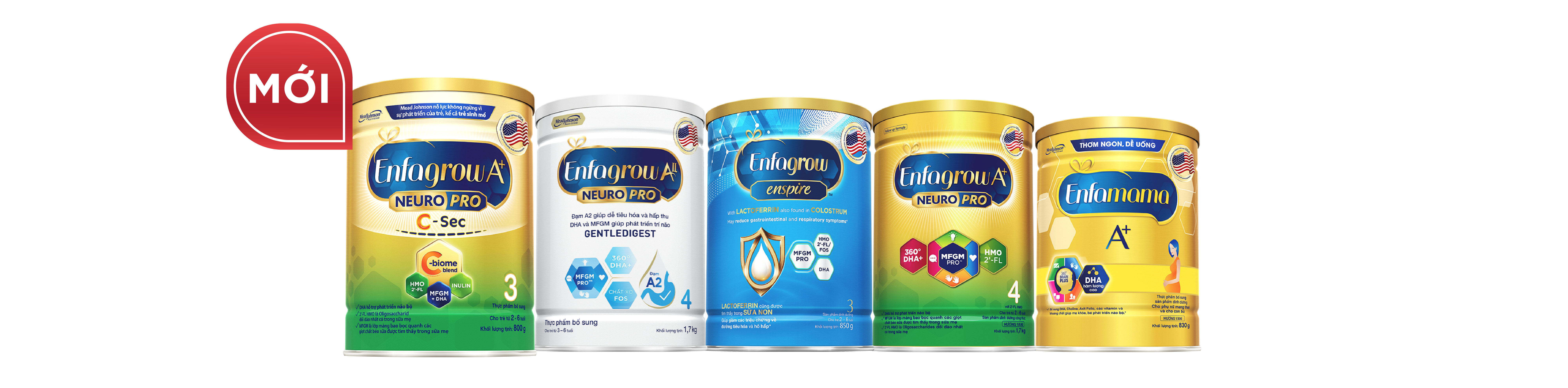 Banner các sản phẩm của Enfa