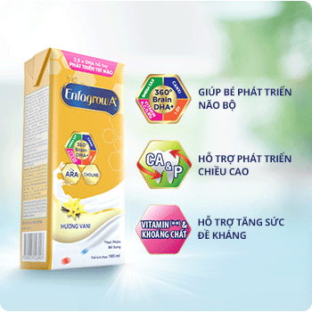 Hỗ trợ tăng sức đề kháng phát triển chiều cao và não bộ